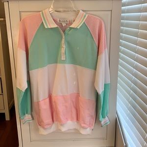 80s Pastel Pullover with Tags! Vintage for 80’s costume or Stranger Things